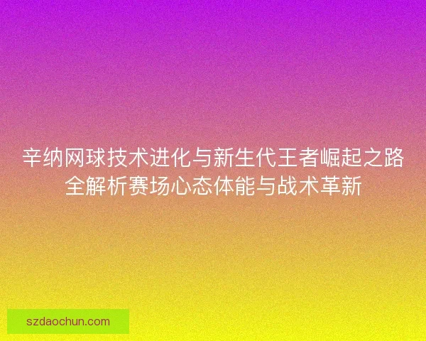 辛纳网球技术进化与新生代王者崛起之路全解析赛场心态体能与战术革新